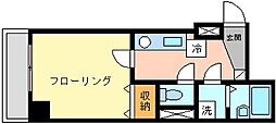デュークガーデン八景3 1Kの間取図画像