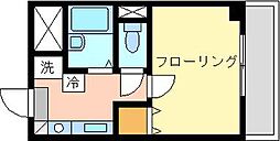 デュークガーデン八景3 1Kの間取図画像