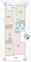 間取図画像 3LDK