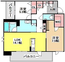 DELIGHT　SQUARE　QUATRO  ｜ 大阪府豊中市千里園３丁目（賃貸マンション2LDK・3階・69.55㎡） その2