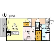 大阪府豊中市服部南町５丁目（賃貸アパート1LDK・3階・48.41㎡） その2