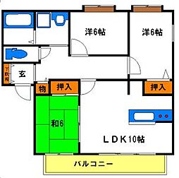 間取図画像 3LDK