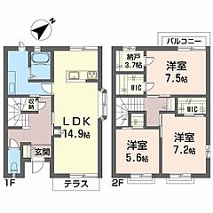 物件の間取り