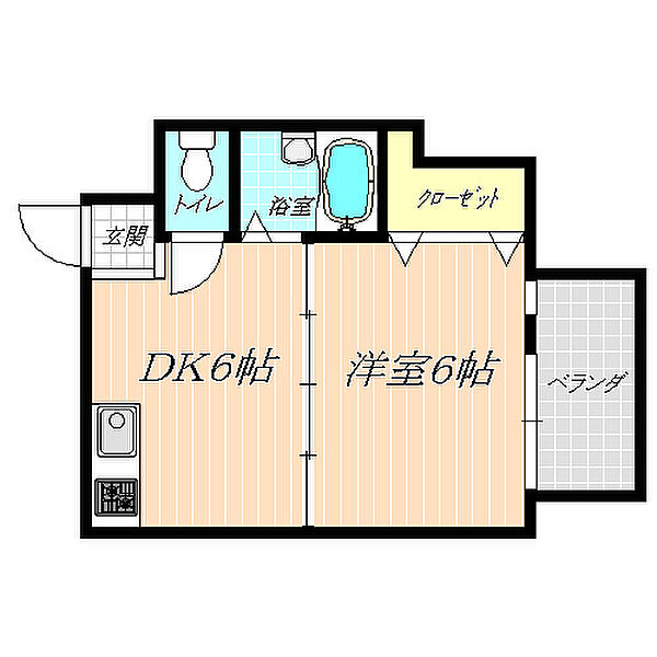 メゾンエクセル ｜大阪府大阪市北区長柄中３丁目(賃貸マンション1DK・5階・25.00㎡)の写真 その2