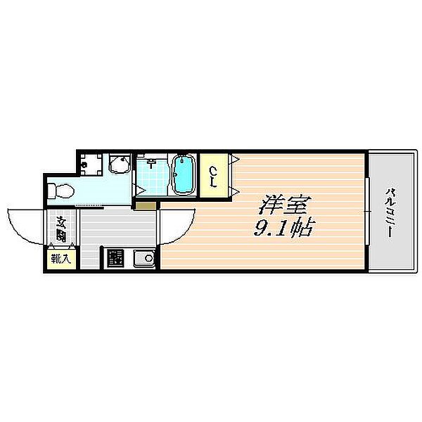 エスリード梅田北 ｜大阪府大阪市北区本庄西２丁目(賃貸マンション1K・2階・26.73㎡)の写真 その2