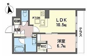 大阪府大阪市城東区成育２丁目（賃貸マンション1LDK・1階・45.82㎡） その2