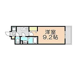 Osaka Metro谷町線 都島駅 徒歩8分の賃貸マンション 4階1Kの間取り