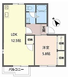 ハイツクレモナ 2階