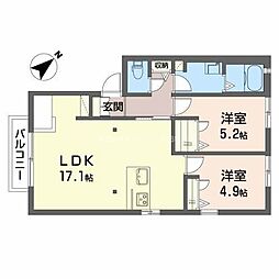 グランミュールC棟 2階