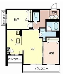 ウィステリアメゾン 2LDKの間取図画像