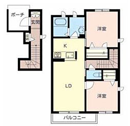 フォルトガーデン豊中 2階