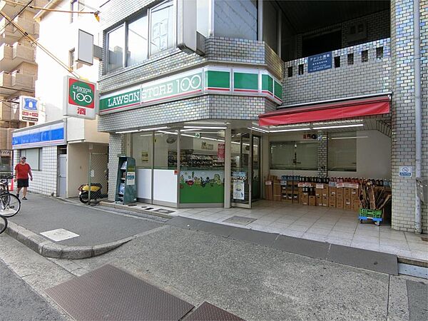 画像18:ローソンストア100 東淀川駅前店（157m）