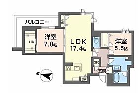 大阪府大阪市淀川区宮原１丁目5-4（賃貸マンション2LDK・2階・75.86㎡） その2