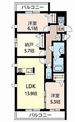 物件の間取り