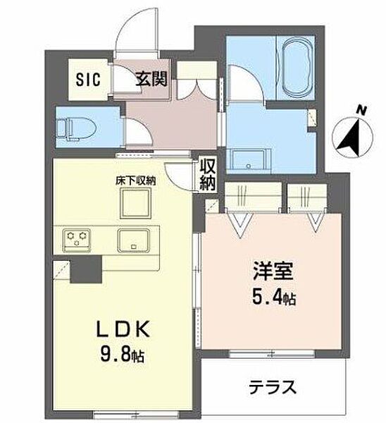 大阪府大阪市東淀川区菅原３丁目(賃貸マンション1LDK・1階・41.15㎡)の写真 その2