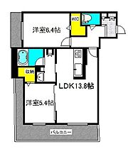 ラカシェットドゥセイ　La　cachette　de　SAY  ｜ 大阪府豊中市螢池東町４丁目（賃貸マンション2LDK・2階・63.57㎡） その2