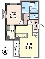 クレール蛍泉 202 ｜ 大阪府豊中市螢池南町２丁目（賃貸マンション1LDK・2階・45.53㎡） その2