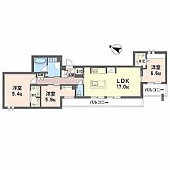 物件の間取り
