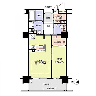 間取り マスターズマンション吹田千里丘　中楽坊 6階/-