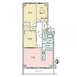 間取図画像 2SLDK