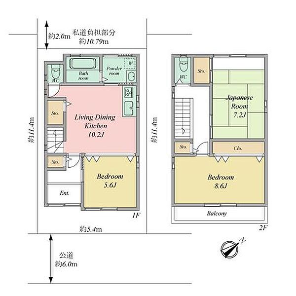 間取りを拡大表示