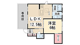 シャーメゾン桂  ｜ 兵庫県川西市花屋敷2丁目（賃貸アパート1LDK・1階・45.17㎡） その2