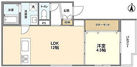 Grand　jete萩原  ｜ 兵庫県川西市萩原1丁目（賃貸アパート1LDK・3階・40.16㎡） その2