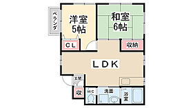 北斗ビル  ｜ 兵庫県川西市大和西2丁目（賃貸マンション2LDK・3階・47.15㎡） その2