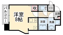 ONLYONE小花2 ワンルームの間取図画像