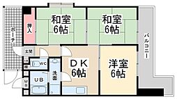 コンドミニアム丸の内 3DKの間取図画像