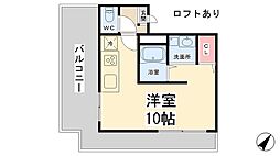 吉永ビル鼓ヶ滝駅前 ワンルームの間取図画像