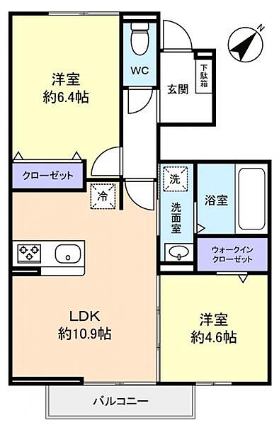 画像2:間取り