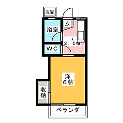 間取図画像 1K