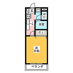 間取図画像 1K