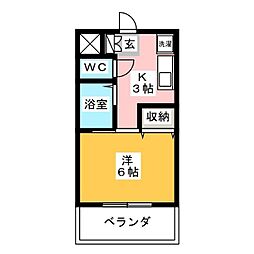 間取図画像 1K