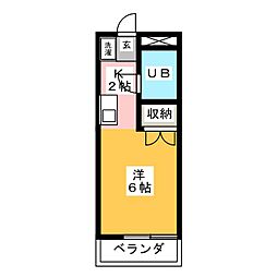 間取図画像 ワンルーム