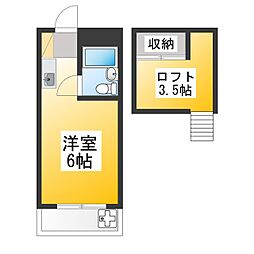 ソフィアコート ワンルームの間取図画像