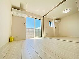 西武拝島線 西武立川駅 バス14分 富士塚下車 徒歩5分の賃貸アパート 1階2LDKのリビング/ダイニング