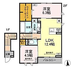 物件の間取り