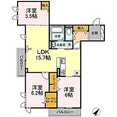 物件の間取り