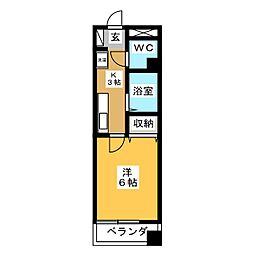 間取図画像 1K