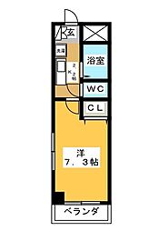 府中プレイス 1Kの間取図画像