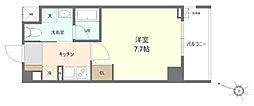 I-COURT 1Kの間取図画像