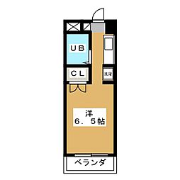 アリビオ南橋本 ワンルームの間取図画像