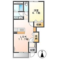 ウイング　ヒルＡ  ｜ 奈良県天理市小路町（賃貸アパート1LDK・1階・42.98㎡） その2