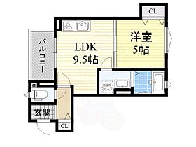 クリエオーレ豊南町南  ｜ 大阪府豊中市豊南町南５丁目13番28号（賃貸アパート1LDK・1階・34.81㎡） その2