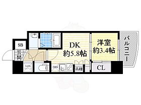 セレニテ新大阪カルム  ｜ 大阪府大阪市淀川区西宮原２丁目7番10号（賃貸マンション1DK・8階・26.48㎡） その2