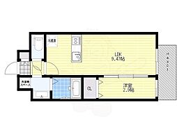間取図画像 1LDK