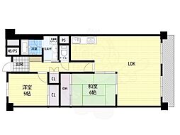 緑地公園パークハイツ 4階