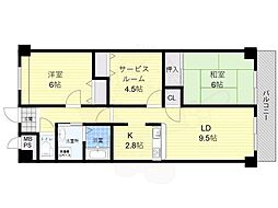 メゾンドール南千里 3階